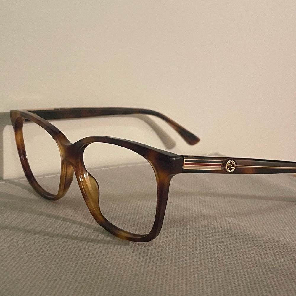 NEW FRAME Authentic GUCCI Round Eye GG Web Glasses Frames